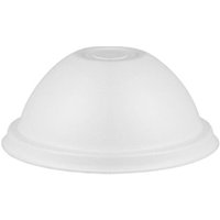 Vegware Nourish Moulded Fibre Cold Cup Dome Lids with Hole 89 - Series (1000 Pack)