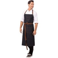 Chef Works Urban Memphis Wide Bib Apron Indigo