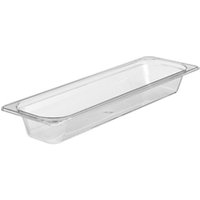 Cambro Camwear Long Clear Food Pan 1/2 X 2"