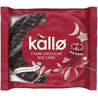 Kallo Dark Chocolate Topped Rice Cakes (30 Pack)