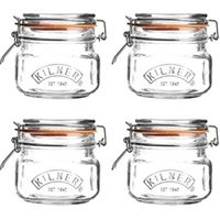 Square Clip Top Jar 0.5Ltr