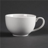 Whiteware Elegant Cups 8oz