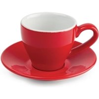 Olympia Cafe Espresso Cup Red - 100ml 3.38fl oz (Box 12)