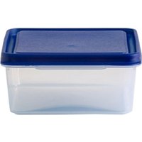 Studio Rectangle Food Box Clear Blue 2Ltr