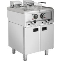 Buffalo 600 Series Freestanding Twin Tank Electric Fryer 2x 8Ltr
