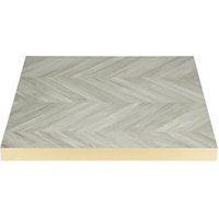Bolero Pre - Drilled Table Top Chevron Design 700mm