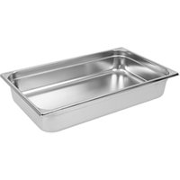 Matfer Bourgeat Stainless Steel 1/1 Gastronorm Tray 100mm