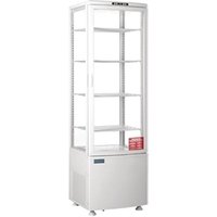 Polar C-Series Energy Efficient Curved Door Display Fridge White 235L