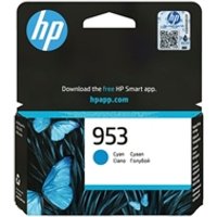 Original HP 953 Cyan Ink Cartridge (F6U12AE) - HP OfficeJet Pro Series Ink Cartridges - HP OfficeJet Pro 8710 All-in-One Ink Cartridges