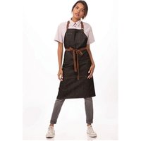 Chef Works Urban Memphis Bib Apron Black