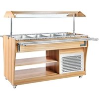 Polar Refrigerated Buffet Bar with 4x 1/1 GN Capacity