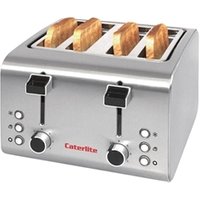 Caterlite 4 Slot Stainless Steel Toaster