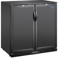 Polar G-series 850mm Double Door Back Bar Cooler Solid Door 198 Ltr