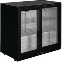 Polar G-Series Back Bar Cooler with Sliding Doors 208Ltr