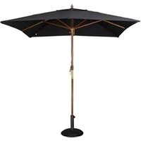 Bolero 2.5m Double Pulley Parasol - Black