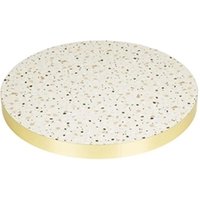 Bolero Terrazzo Style Round Table Top 600mm