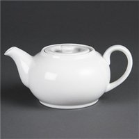 Olympia Whiteware Teapots 876ml (4 pack)