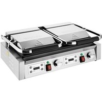 Buffalo Extra Large Contact Grill Double Flat Plate