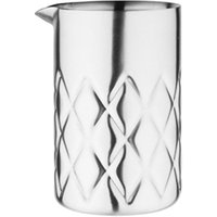 Olympia Double Wall Mixing Glass Stainless Steel 139x87mm