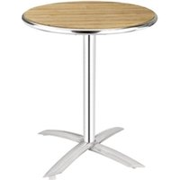 Bolero Round Flip Top Table Ash 600mm