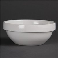 Olympia Whiteware Stacking Bowls 130mm (12 pack)