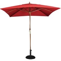 Bolero Square Parasol 2.5m Diameter Red