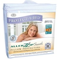 Mitre Comfort Allerzip Smooth Pillow Protector (2 pack)