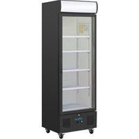 Polar G-Series Upright Display Fridge 368Ltr Black