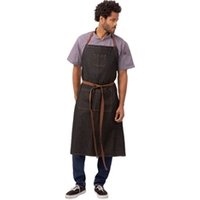 Chef Works Urban Memphis Wide Bib Apron Black