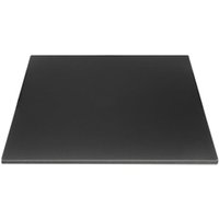 Bolero Matte Black Square Outdoor Table Top 700mm