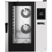 Buffalo Smart Touchscreen Combi Oven 11 x GN 1/1 with Stand Hood