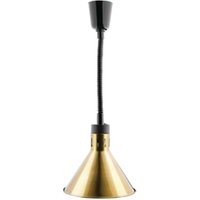 Buffalo Conical Retractable Heat Shade Pale Gold Finish