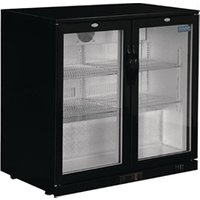 Polar G-Series Back Bar Cooler with Hinged Doors 208Ltr
