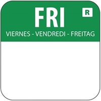 Hygiplas Removable Colour Coded Food Labels Friday (1000 pack)