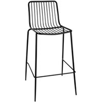 Bolero Steel Wire High Stools Black (4 pack)