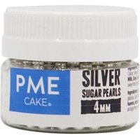 PME Silver Sugar Pearls 4mm