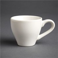 Olympia Cafe Espresso Cup White 100ml 3.38fl oz (12 Pack)