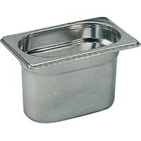 Matfer Bourgeat Stainless Steel 1/9 Gastronorm Tray 100mm