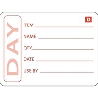 Hygiplas Dissolvable Prepared Food Labels (250 Pack)
