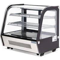 Polar G-Series Energy Efficient Counter Food Display Fridge Black 120L