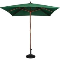 Bolero Square Double Pulley Parasol 2.5m Diameter Green