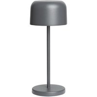 Olympia Siena Table Lamp Round Dome Grey 200mm