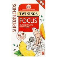 Twinings Superblends Focus Ht PK20 - Hot Drinks - Herbal Tea