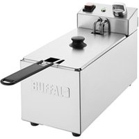 Buffalo Single Tank Single Basket 3Ltr Countertop Fryer 2kW