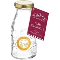 Kilner Vintage Milk Bottle, 1/3 Pint, Transparent