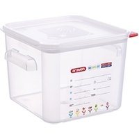 Squared Transparent Polypropylene Container Lid 6Ltr