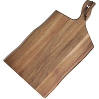 Olympia Acacia Wood Wavy Handled Wooden Board Large 355mm