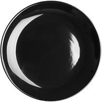 Olympia Cafe Coupe Plate Black - 200mm 8" (12 Pack)