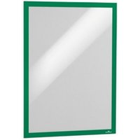Durable DURAFRAME Magnetic Signage Frame - 2 Pack - A3 Green