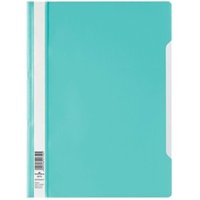 Durable Clear View Project Folder Report File 25 Pack A4 Turquoise
